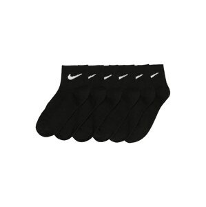 NIKE Športové ponožky  čierna / biela