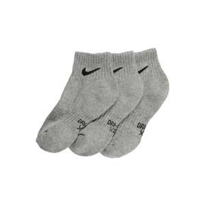 NIKE Športové ponožky  sivá / čierna