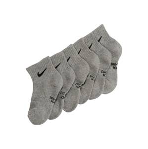 Nike Sportswear Športové ponožky  sivá melírovaná / čierna