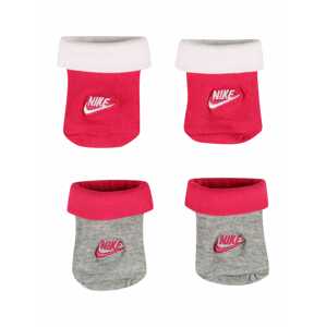 Nike Sportswear Ponožky 'FUTURA'  sivá / ružová / biela
