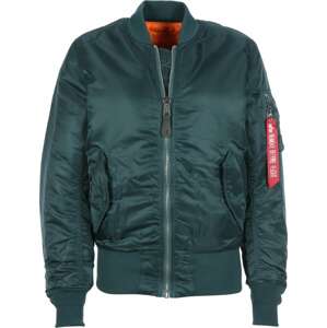 ALPHA INDUSTRIES Prechodná bunda 'MA-1'  námornícka modrá / oranžová / červená / biela