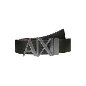 ARMANI EXCHANGE Opasky  čierna / strieborná