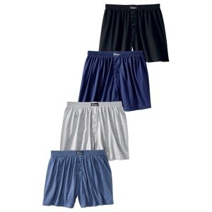 LE JOGGER Boxerky  námornícka modrá / námornícka modrá / sivá / čierna