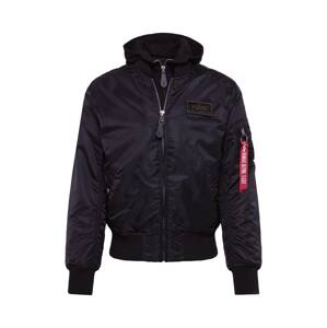 ALPHA INDUSTRIES Prechodná bunda 'Ma-1 D-Tec'  čierna