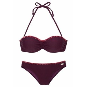 BUFFALO Bikiny  baklažánová