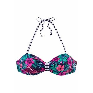 VENICE BEACH Bikinový top  námornícka modrá / ružová