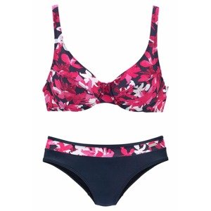 PETITE FLEUR Bikiny  námornícka modrá / ružová / biela