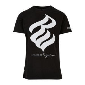ROCAWEAR Tričko  čierna / biela