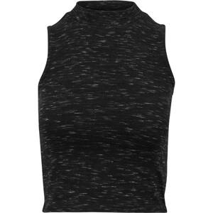 Urban Classics Top  čierna melírovaná