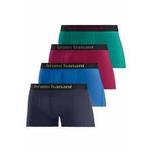 Bruno Banani Boxerky  námornícka modrá / nebesky modrá / tmavozelená / červená