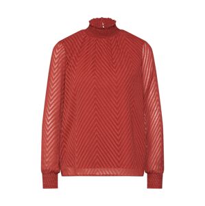 ONLY Blúzka 'ONLNEW KAYLA L/S TOP WVN'  vínovo červená