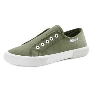 LASCANA Slip-on obuv  olivová