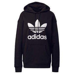 ADIDAS ORIGINALS Mikina 'Adicolor Trefoil'  čierna / biela