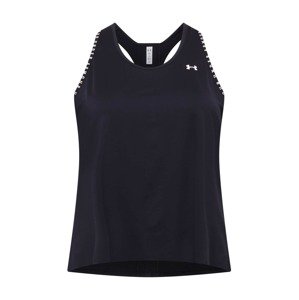 UNDER ARMOUR Športový top  čierna / biela