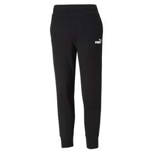 PUMA Športové nohavice 'Essential'  čierna / biela