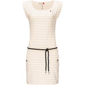 Ragwear Letné šaty 'Tag Chevron'  čadičová / šedobiela