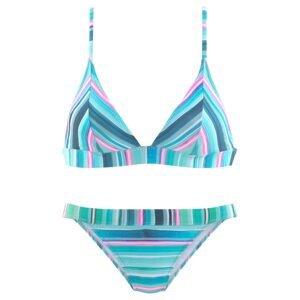 VENICE BEACH Bikiny  tyrkysová / vodová / ružová / biela