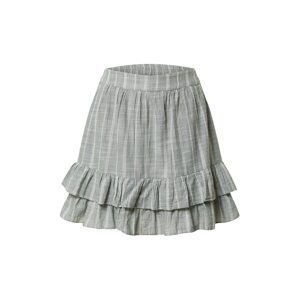 VERO MODA Sukňa 'ATHENA'  tmavozelená / biela