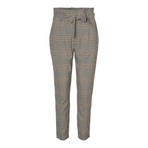 VERO MODA Nohavice 'Eva'  krémová / hnedá / sivá