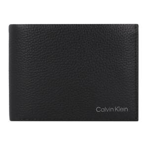 Calvin Klein Peňaženka  čierna / strieborná