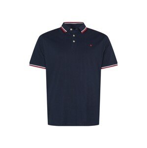 Jack & Jones Plus Tričko 'Paulos'  námornícka modrá / červená / biela