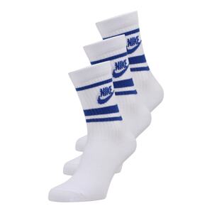 Nike Sportswear Ponožky 'Everyday Essential'  indigo / biela