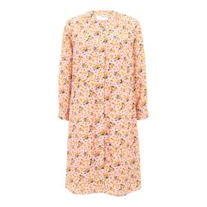 Selected Femme Tall Košeľové šaty 'DAMINA'  tmavooranžová / pastelovo ružová / čierna