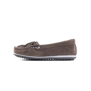 Minnetonka Mokasíny 'Kilty plus'  sivá / biela