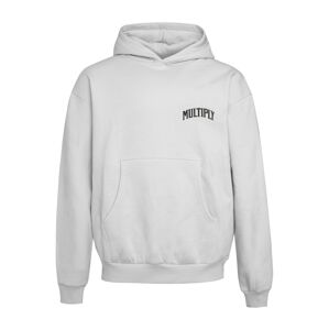 Multiply Apparel Mikina  sivá / čierna