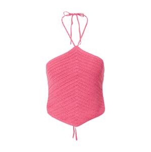 Gina Tricot Vyšívaný top 'Ylvie'  ružová