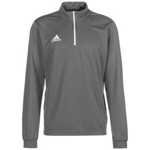 ADIDAS PERFORMANCE Športová mikina 'Entrada 22'  tmavosivá / biela