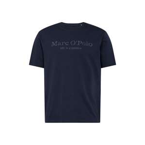 Marc O'Polo Tričko  tmavomodrá / strieborná