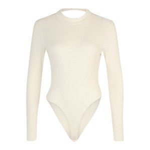 Nasty Gal Petite Košeľové body  krémová