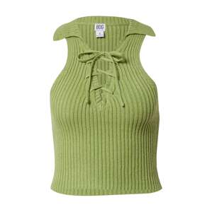 BDG Urban Outfitters Vyšívaný top  zelená