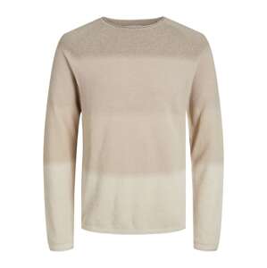 JACK & JONES Sveter 'JJEHill'  béžová