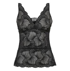SAINT TROPEZ Top 'Daisy'  čierna