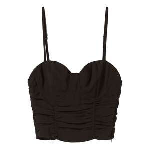 Bershka Top  čierna