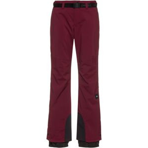 O'NEILL Outdoorové nohavice 'Star'  burgundská / čierna / biela
