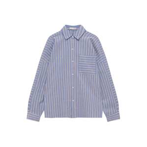 Pull&Bear Blúzka  levanduľová / oranžová / biela