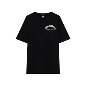Pull&Bear Tričko  zmiešané farby / čierna