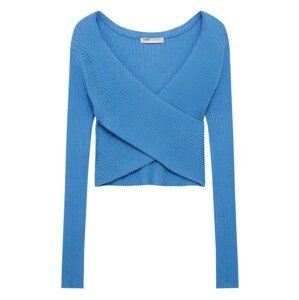 Pull&Bear Sveter  nebesky modrá