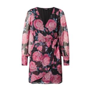 Dorothy Perkins Šaty  trávovo zelená / ružová / čierna