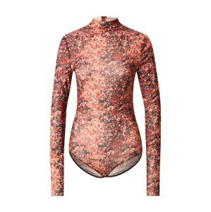 Hofmann Copenhagen Košeľové body 'ARIEL'  marhuľová / hrdzavo červená / čierna / šedobiela