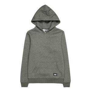 Urban Classics Mikina  sivá melírovaná / čierna / biela