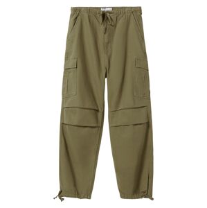 Bershka Rifľové kapsáče  kaki