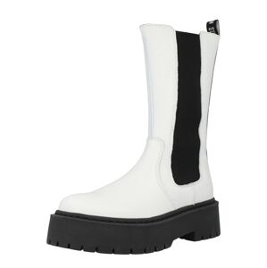 STEVE MADDEN Chelsea čižmy 'Vivianne'  čierna / biela