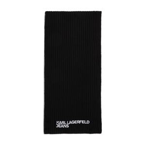 KARL LAGERFELD JEANS Šál  čierna / biela