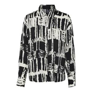 VERO MODA Blúzka 'VMCINDY CLEO'  béžová / čierna