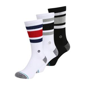 Stance Ponožky  sivá melírovaná / ohnivo červená / čierna / biela