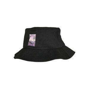 Merchcode Klobúk 'Miami'  orchideová / tmavofialová / čierna